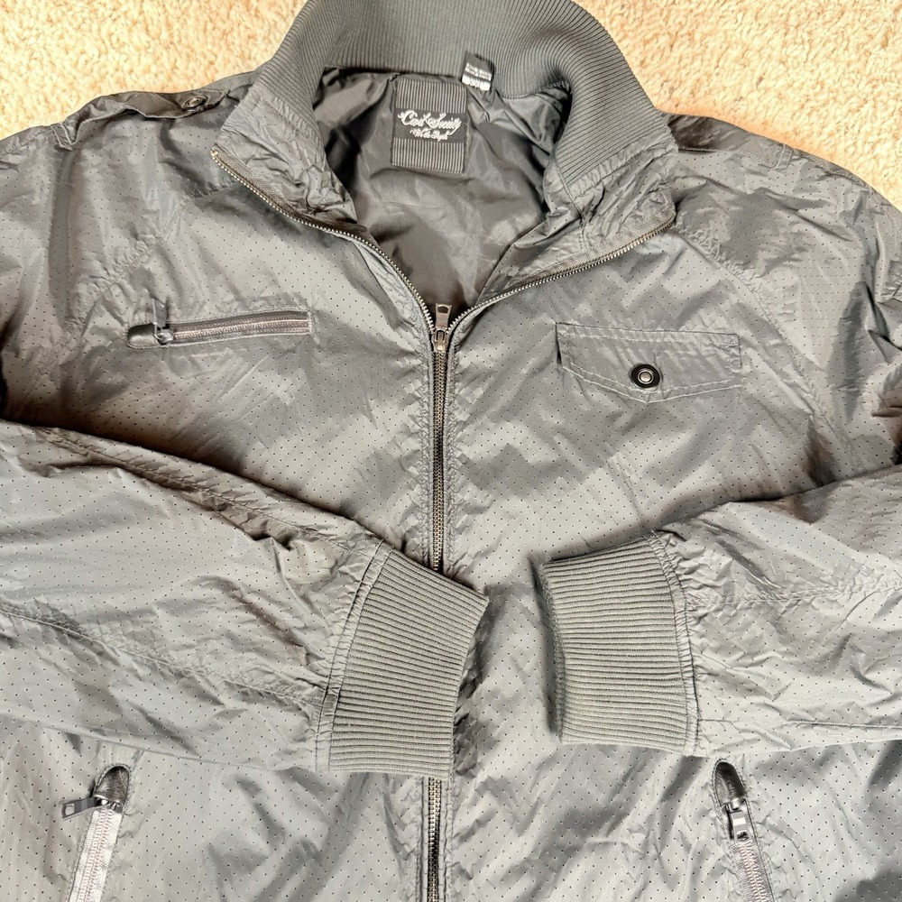 Civil Society We The People Bomber Jacket Men Full Zip Up XXL Waterproof Pockets